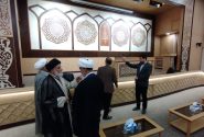 گزارش تصویری: بازدید تولیت موقوفات آیت‌الله العظمی خویی از نمایشگاه پژوهش و کتاب دانشگاه بین‌المللی آل‌البیت(ع) در قم